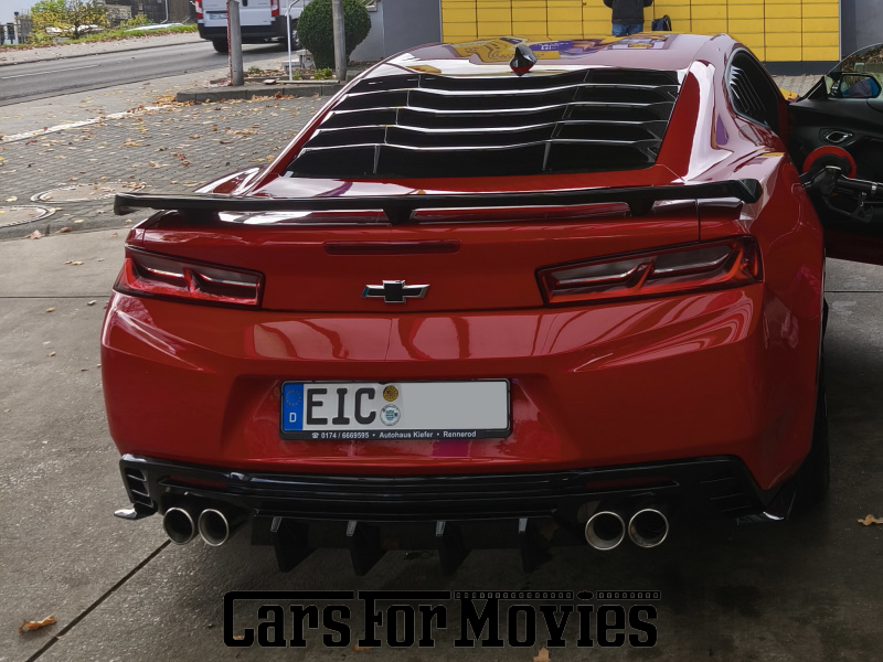 CarsForMovies | Chevrolet  Camaro 2017 USA Rot Schwarz Nutzfahrzeug Sportwagen Thüringen 7484 v6 coupe